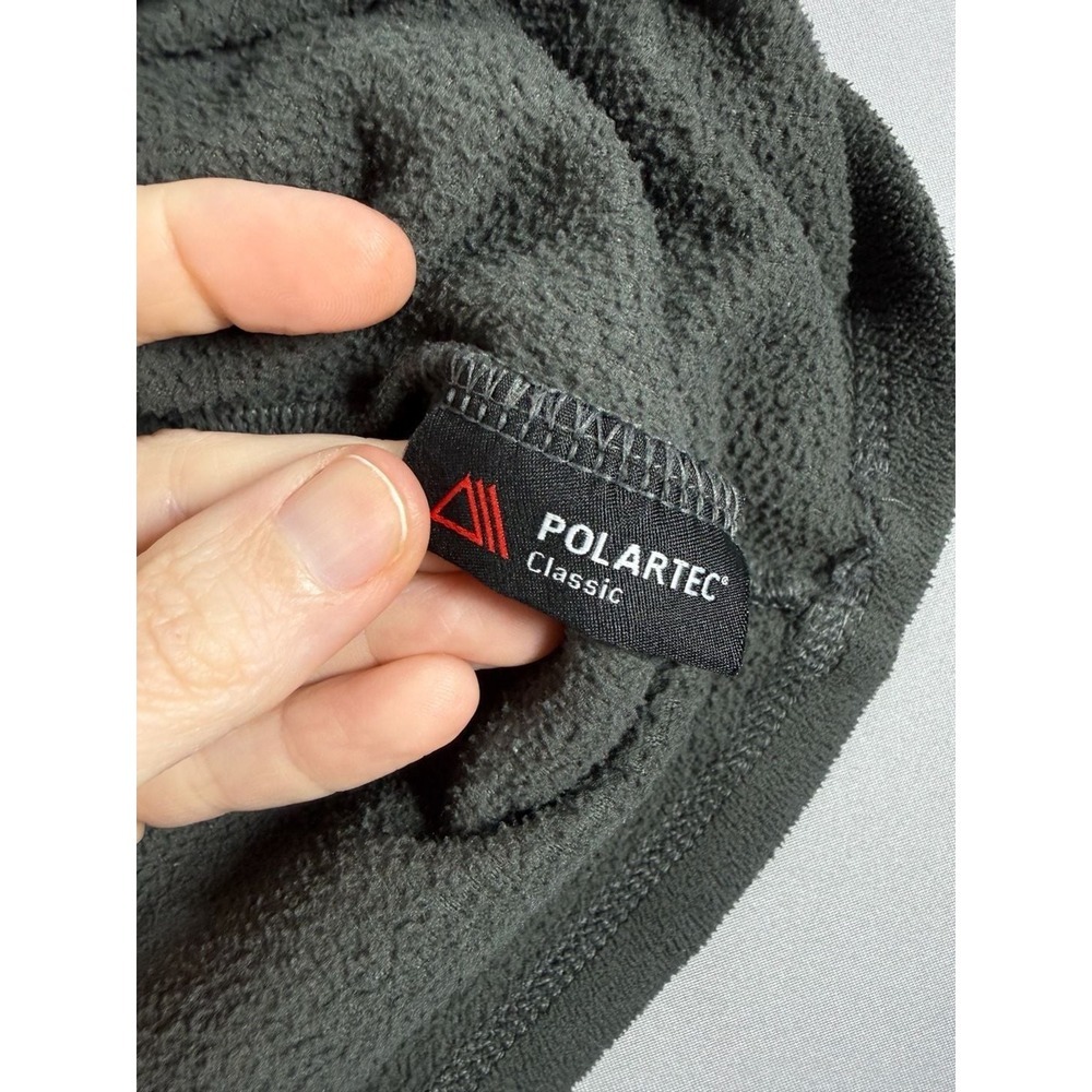 The North Face Jacket Men's Gray Fleece 1/4 Quarter Zip Pullover Sweatshirt Hiki - Picture 13 of 13
